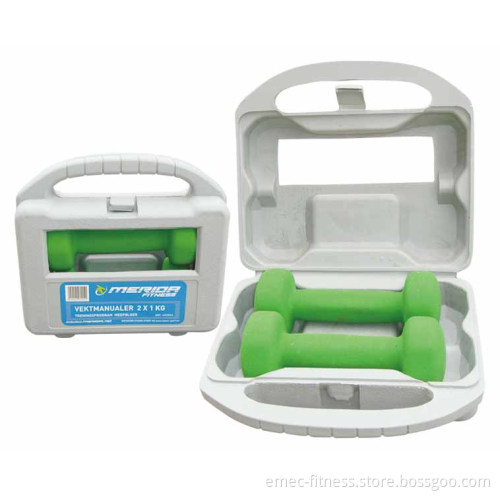 Vinyl Dumbbell in Pair Case